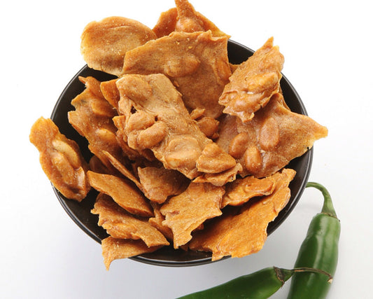 Green Chile Peanut Brittle